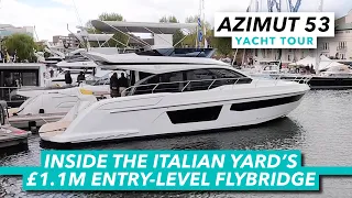 Azimut 53 Fly yacht tour | Inside the Italian yard's £1.1m entry-level flybridge | MBY