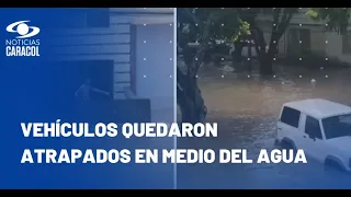 Aguacero generó graves inundaciones en Cali: impactantes imágenes