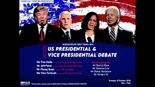 Tembusu Forum: Mock US Presidential & Presidential Debate 2020