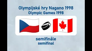 OH Nagano 1998, lední hokej, CZE-CAN (semifinále)