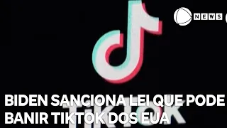 Joe Biden sanciona lei que pode banir TikTok nos EUA