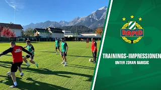 Impressionen vom ersten Training unter Zoran Barisic