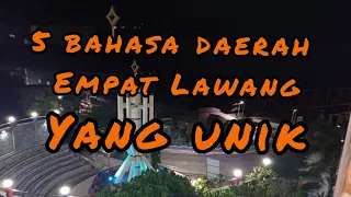 5 BAHASA DAERAH EMPAT LAWANG YANG WAJIB DIKETAHUI