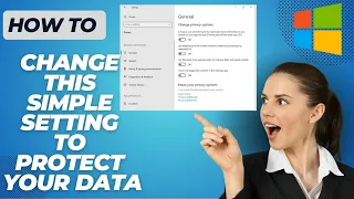 How To Change This Simple Setting To Protect Your Data | Quick & Easy Tutorial.