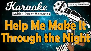 Karaoke HELP ME MAKE IT TROUGH THE NIGHT (Reggae)// Music By Lanno Mbauth