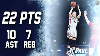 Paige Bueckers Bounces Back With A Near Triple Double | Full Highlights vs DePaul | 22 Pts & 10 Ast