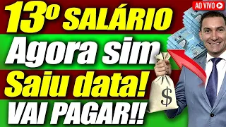 SAIU DATA 13° Salario INSS: ÓTIMAS NOTÍCIAS para TODOS Aposentados e pensionistas do INSS