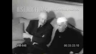 Prime Minister Nehru with President Eisenhower in New York 26 September 1960