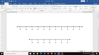 How to Create Number Line in Microsoft Word