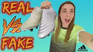 REAL vs FAKE FOOTBALL BOOTS / CLEATS - Adidas Copa 19+ | Reaction, Test, Review