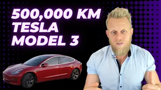 500,000 km Tesla Model 3 proves EVs far cheaper than gas