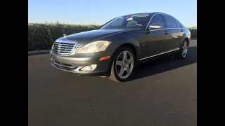 2007 Mercedes-Benz S600 Twin Turbo S-Class MSRP is $139,900 ! 4dr Sdn 5.5L V12 RWD (Tempe, Arizona)