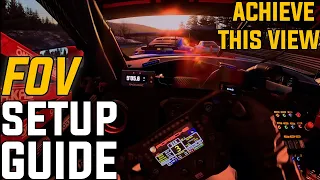 MY SIM RACING FOV SETTINGS REVEALED! Triple screen FOV setting guide for ACC, iRacing & AMS2