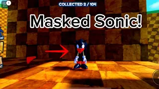 How to find MASKED SONIC in Find The Sonic Morphs!! #roblox