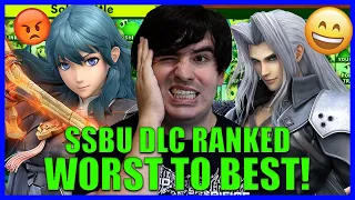 SUPER SMASH BROS. ULTIMATE DLC WORST TO BEST! | Each Fighters Pass Character Ranked!
