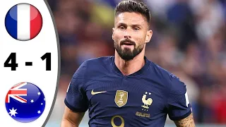 France vs Australia 4-1 - Full Highlights & All Goals | Qatar 2022 HD - Australia VS France