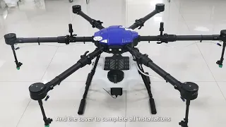 Tutorial video || Hexacopter agricultural drone installation with EFT EP drone frame