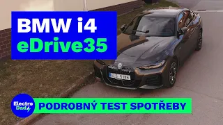 BMW i4 eDrive35 | Podrobný zimní test spotřeby elektromobilu | Electro Dad # 482