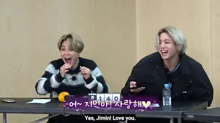 BTS calling their parents during RunBTS! Jungkook's mom said "I love you" to Jimin.