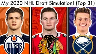2020 NHL Mock Draft Lottery Simulation! (TOP 31 Prospect Rankings & Blackhawks/Oilers/Sabres Talk)