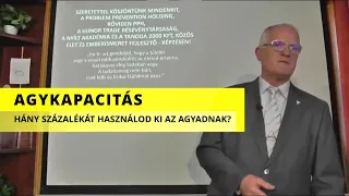 Agykapacitás: Hány százalékát használod ki az agyadnak? - Szedlacsik Miklós mester-coach