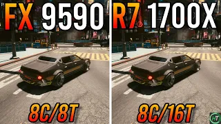 FX 9590 vs R7 1700X - Big Difference? - Tested With RTX 3070 #fps #benchmark