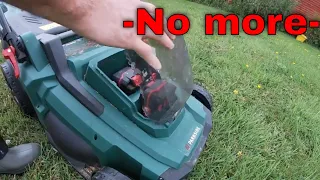 Parkside Cordless Lawnmower unfortunate update WORTH THE MONEY ?