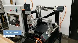 Hexapteron - The simplest six-DOF parallel robot
