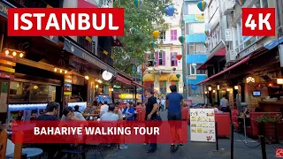 Istanbul Walking Tour |Kadıköy-Bahariye 21August 2021|4k UHD 60fps