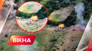 🔥Неймовірна українська арта! ЗСУ знищили колону російських танків