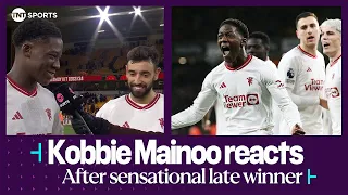 "DREAM COME TRUE" 😍 - Kobbie Mainoo over the moon after sensational late winner for Man United  ❤️