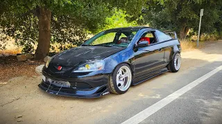 Supercharged widebody RSX Type S DRIVEN HARD through the canyons