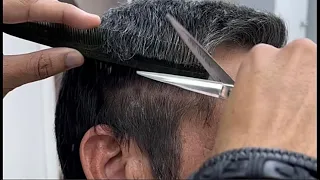 Corte a tijera en laterales para hombre (Clásico) #tutorial #cortedepelo #cortedecabello