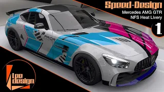 Speed-Design #1 Mercedes AMG GTR NFS Heat Livery