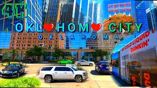 Oklahoma City Drive on a Sunny Day Part 1/2, Oklahoma 4K - UHD