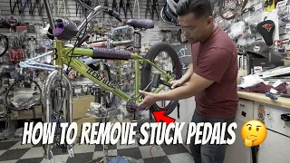 How To Remove Your Stuck Bike Pedals!