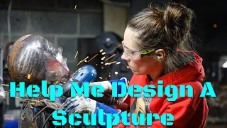 What sculpture would you tell me to weld to represent the skilled trades?