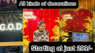 Reasonable decorations starting at just 299/- | GOD| Garden of dreams | GODcafe | Decor in Bangalore