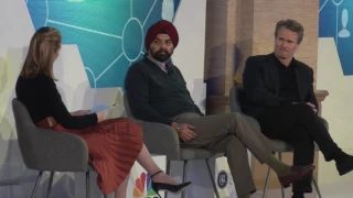 Mastercard CEO Ajay Banga and Bank of America CEO Brian Moynihan: Meaningful Innovation Application