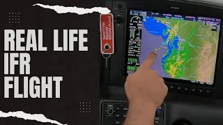 Real Life IFR Flight | ATC Audio | Cirrus