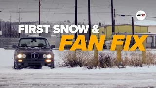 Fixing Broken Fans In The E30 | First Drive In The Snow!