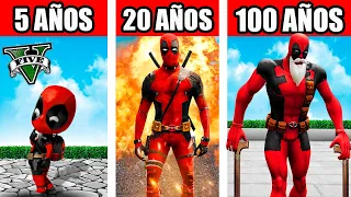 SOBREVIVÍ 100 AÑOS como DEADPOOL en GTA 5!