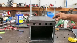 DYI  Portable Break Down Stove for Hot Tent