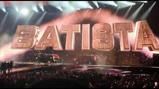 Batista entrance at WrestleMania 35 + botch (LIVE)