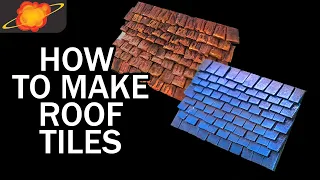 How to make roof tiles - Terrain lesson #5