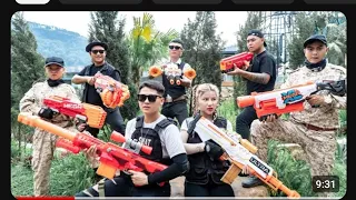 SEAL X Warriors Nerf Guns Fight Assassin Squad Mafia Boss Infiltrate The Villa Area
