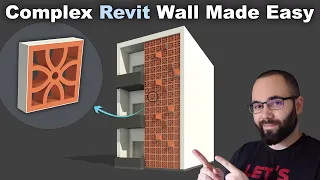 Jali Walls in Revit Tutorial (Complex Brick Block Wall in Revit)