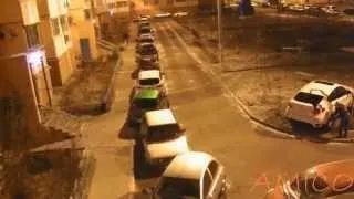 Driving in Russia February 2014  Road Rage and Accidents  Part 1 18+