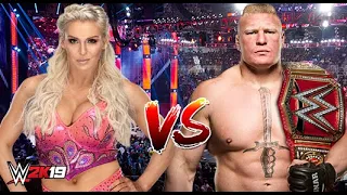 Brock Lesnar vs Charlotte Flair