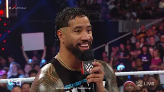 Jey Uso Confronts Rhea Ripley Dominik & Damian Priest – WWE Raw 10/2/23 (Full Segment)